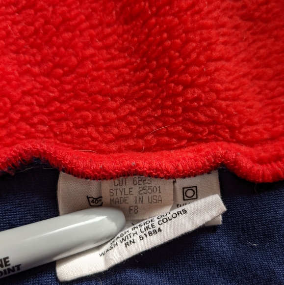 Patagonia Red & Purple Full Zip Fleece Jacket - Picture 6 of 6